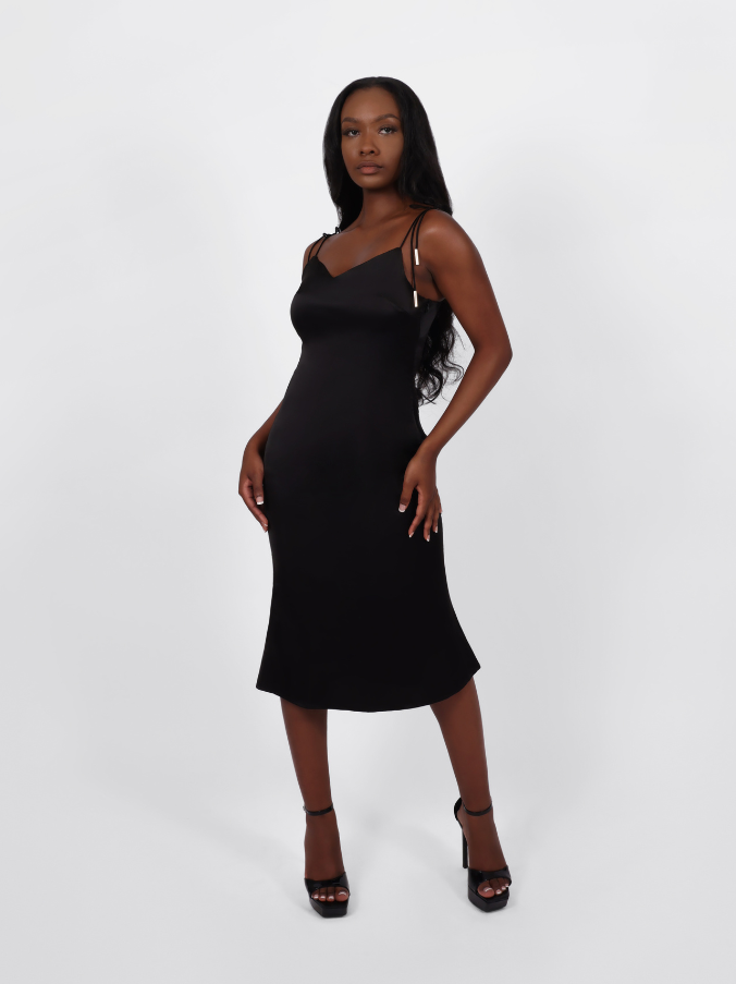 Classic Slip Dress (Black)  B.ENCORE Official Website