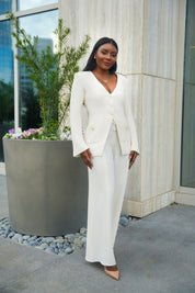 Timeless Wide-Leg Trousers (Ivory)