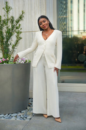 Timeless Wide-Leg Trousers (Ivory)
