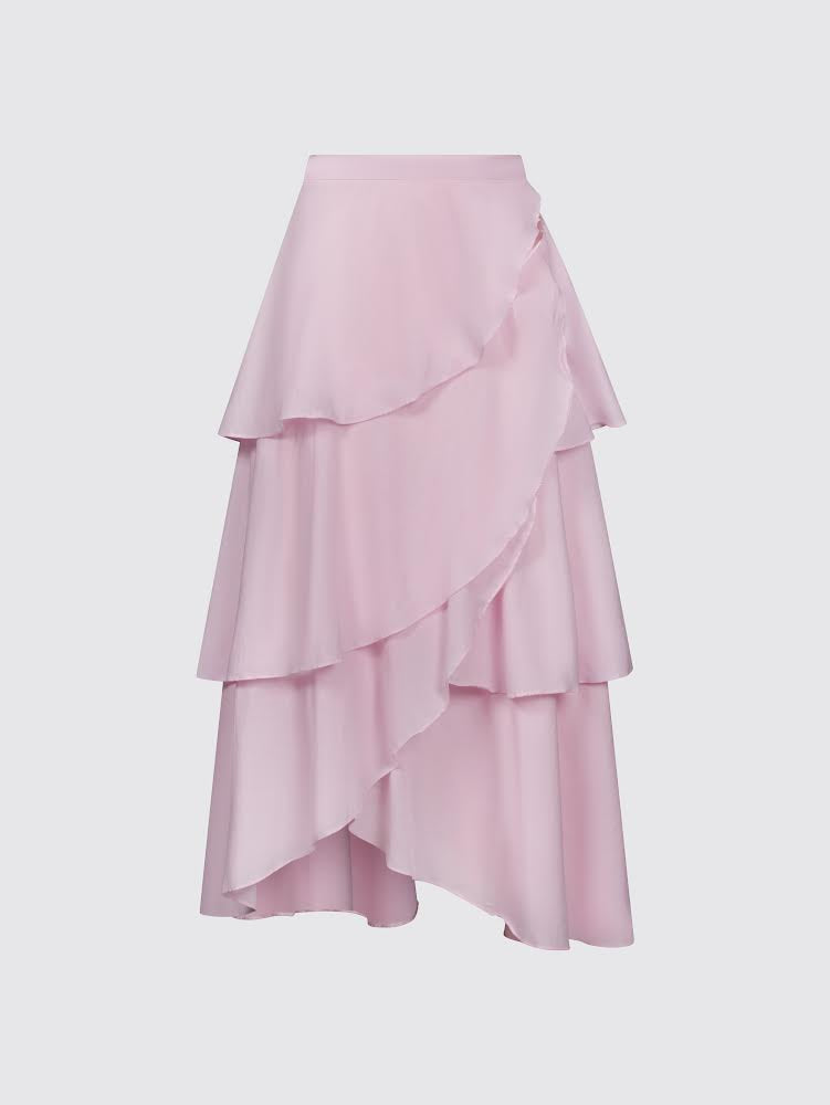 Petal Wrap Skirt (Rose) – B.ENCORE Official Website Petal Wrap Skirt (Rose) – B.ENCORE Official Website