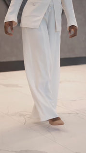Timeless Wide-Leg Trousers (Ivory)