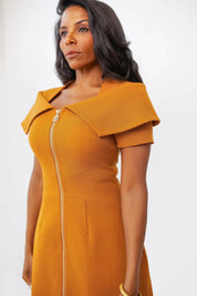 Solene Mini Dress (Honey)