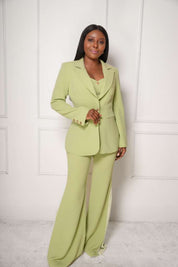 Laurel 3-Piece Suit (Pistachio)
