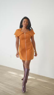 Solene Mini Dress (Honey)
